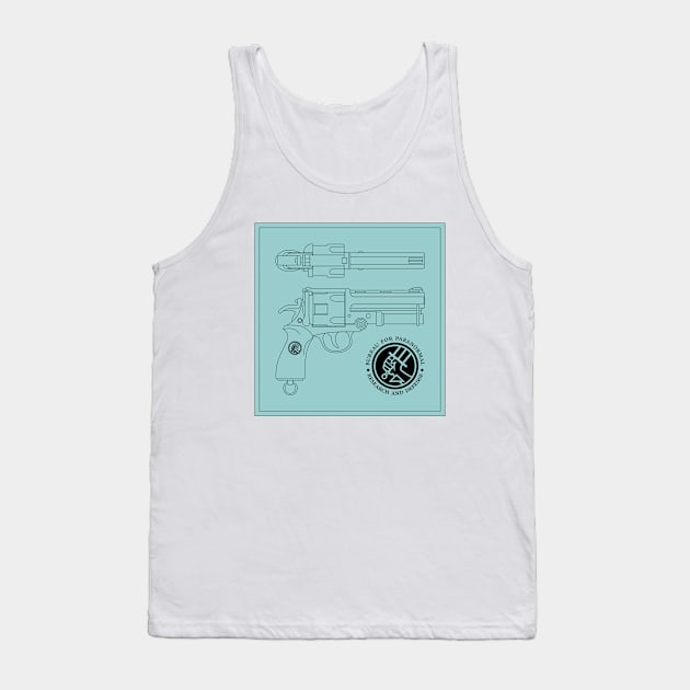 Hellboy Samaritan Blueprint 2 Tank Top by Blade Runner Thoughts